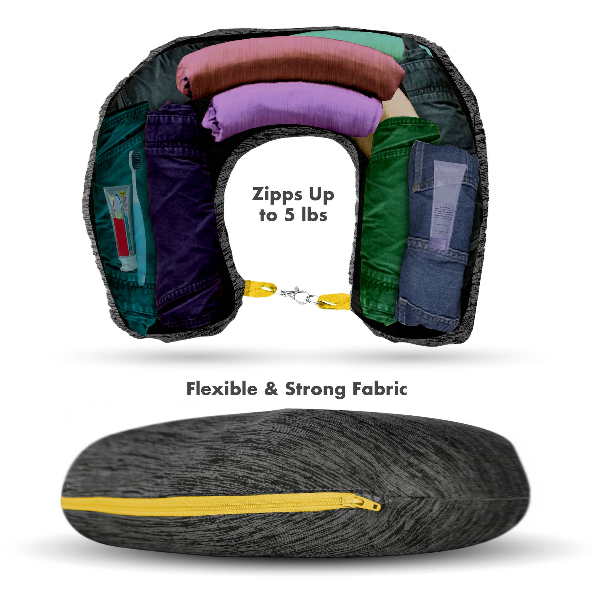 Zipplicity Un-Luggage® - Wholesale Travel Pillow - Zipplicity Un-Luggage® Secret Packable Pillow11
