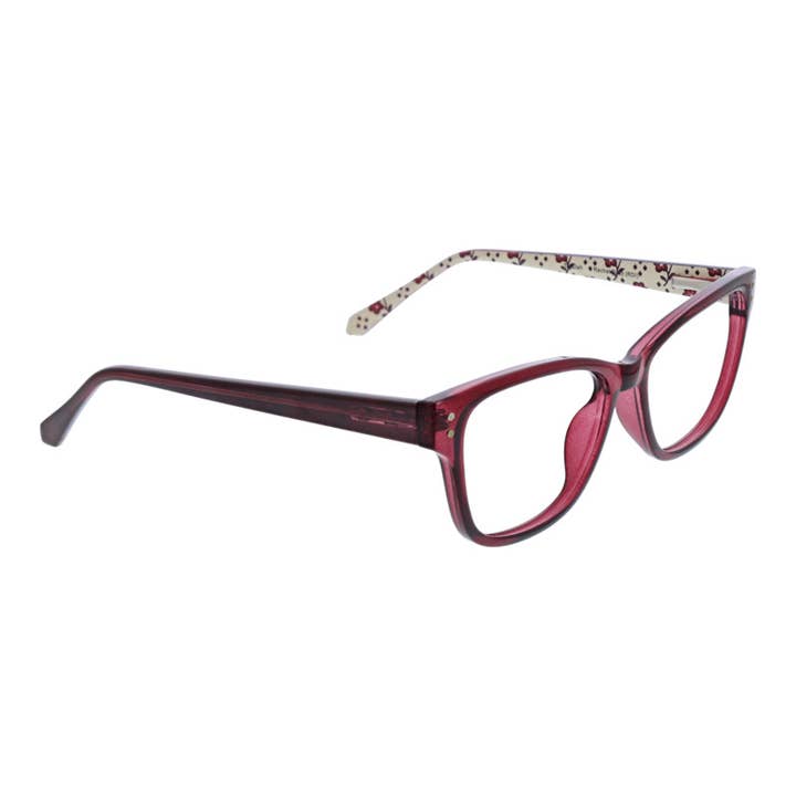 Tallulah : Lunettes de lecture Rachel Ditsy Blue pour la vente par Vera Bradley Eyewear