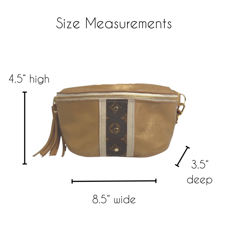 Beaudin - Wholesale Belt Bag - Women's - Britt Belt Bag In Bronze Leather | Upcycled LV4