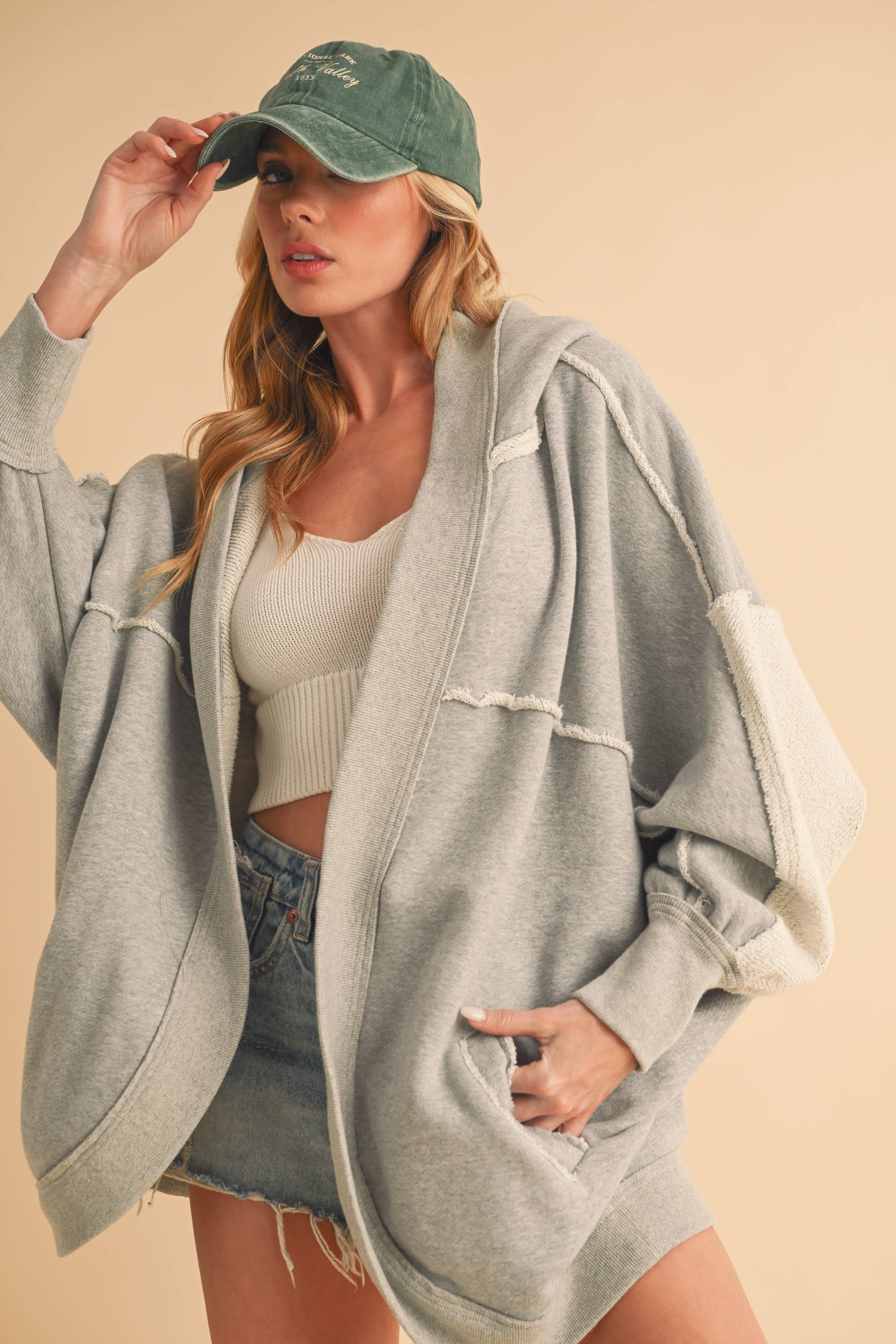 AEMI + CO – wholesale Kofta - Dam – 5134FK Janely Cardi med huva 114