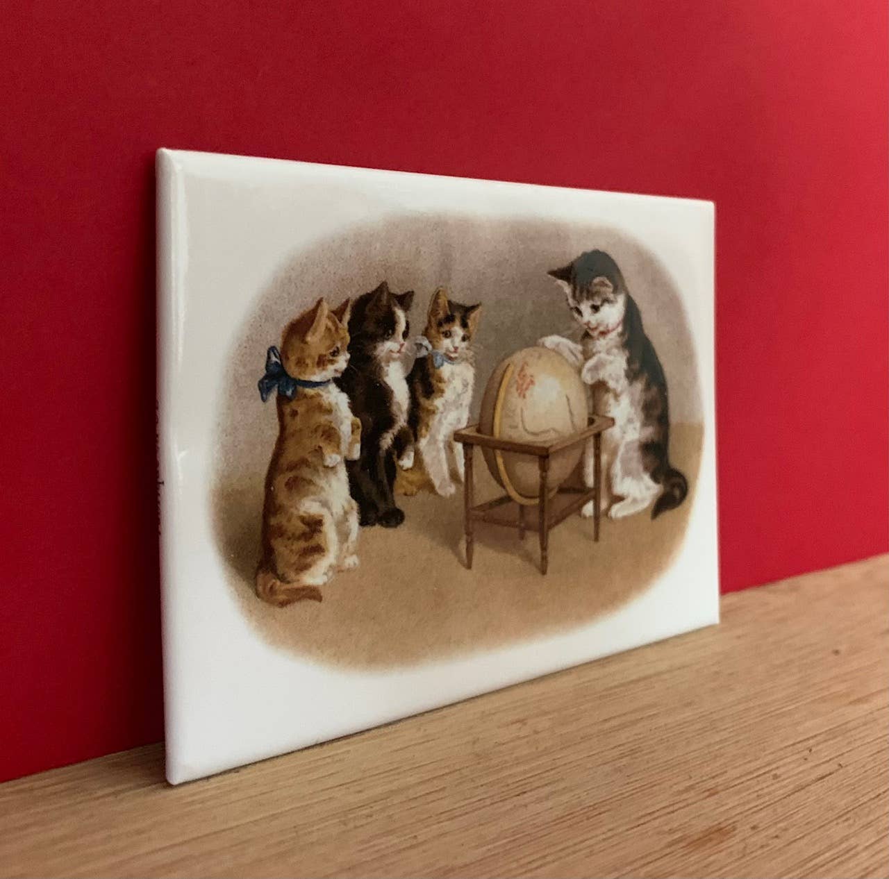 LUDOM EDITION - Vente Aimants - Magnet chat globe1