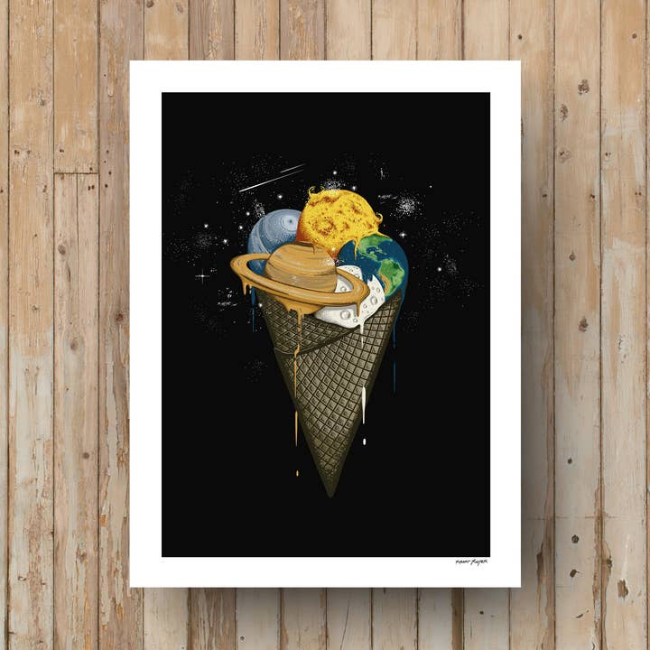 Galaktisk Iscreme for engroshandel hos Atelier Robert Richter