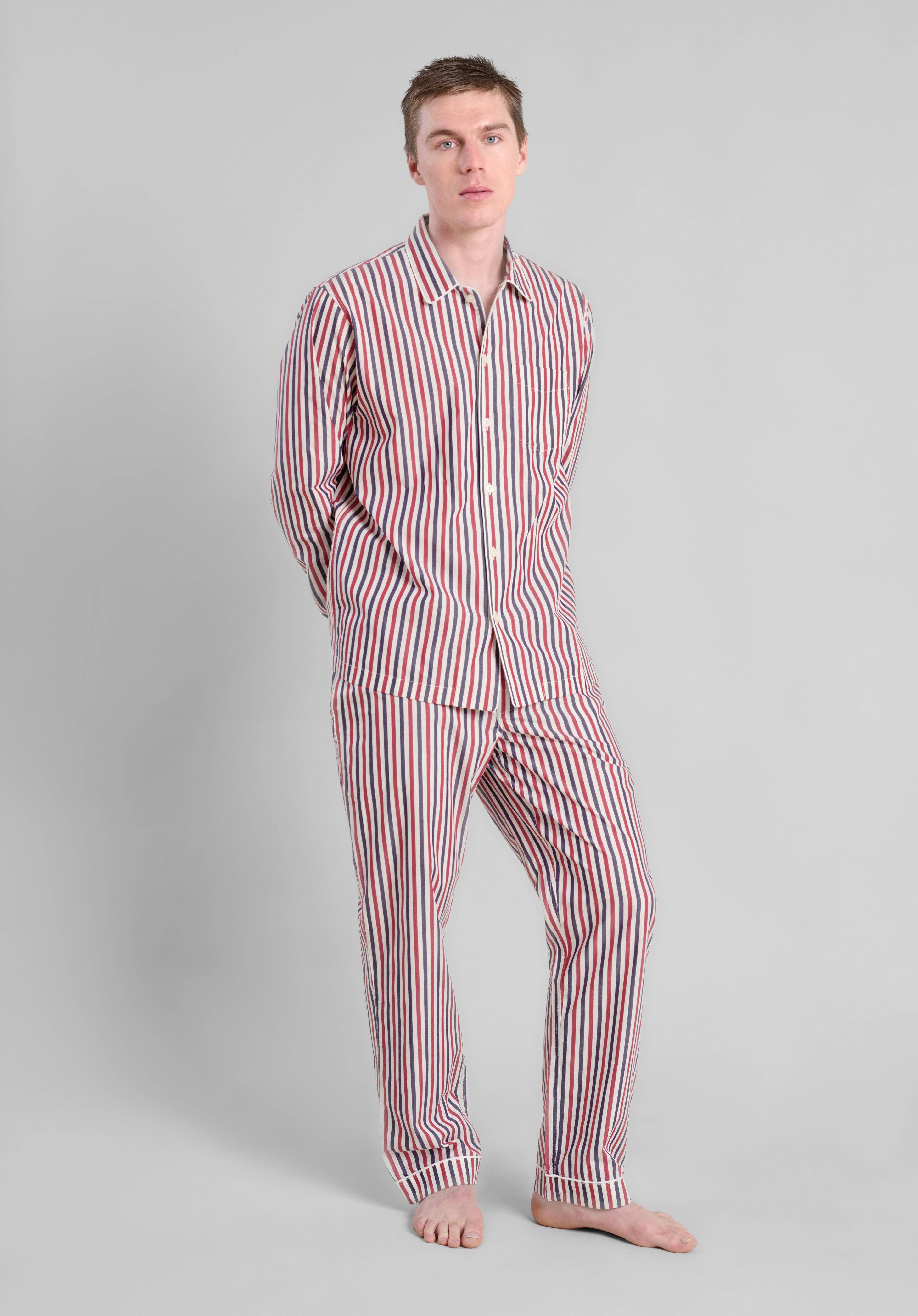 Henry Pajama Set in Americana Stripe for wholesale on Faire1