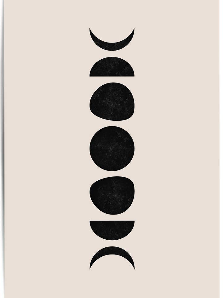 Boho Månfasaffisch för wholesale av THE WALL HABITAT