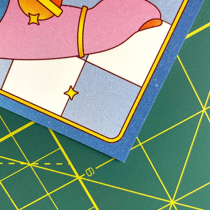 Kidnichols - Wholesale Art Print - My Favorite Treasures Illustrated Art Print. 4.72 X 4.72 Wal1