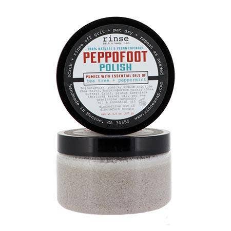 Rinse Bath Body Inc - Wholesale Foot Scrub/Polish - Peppofoot Polish | Foot Scrub