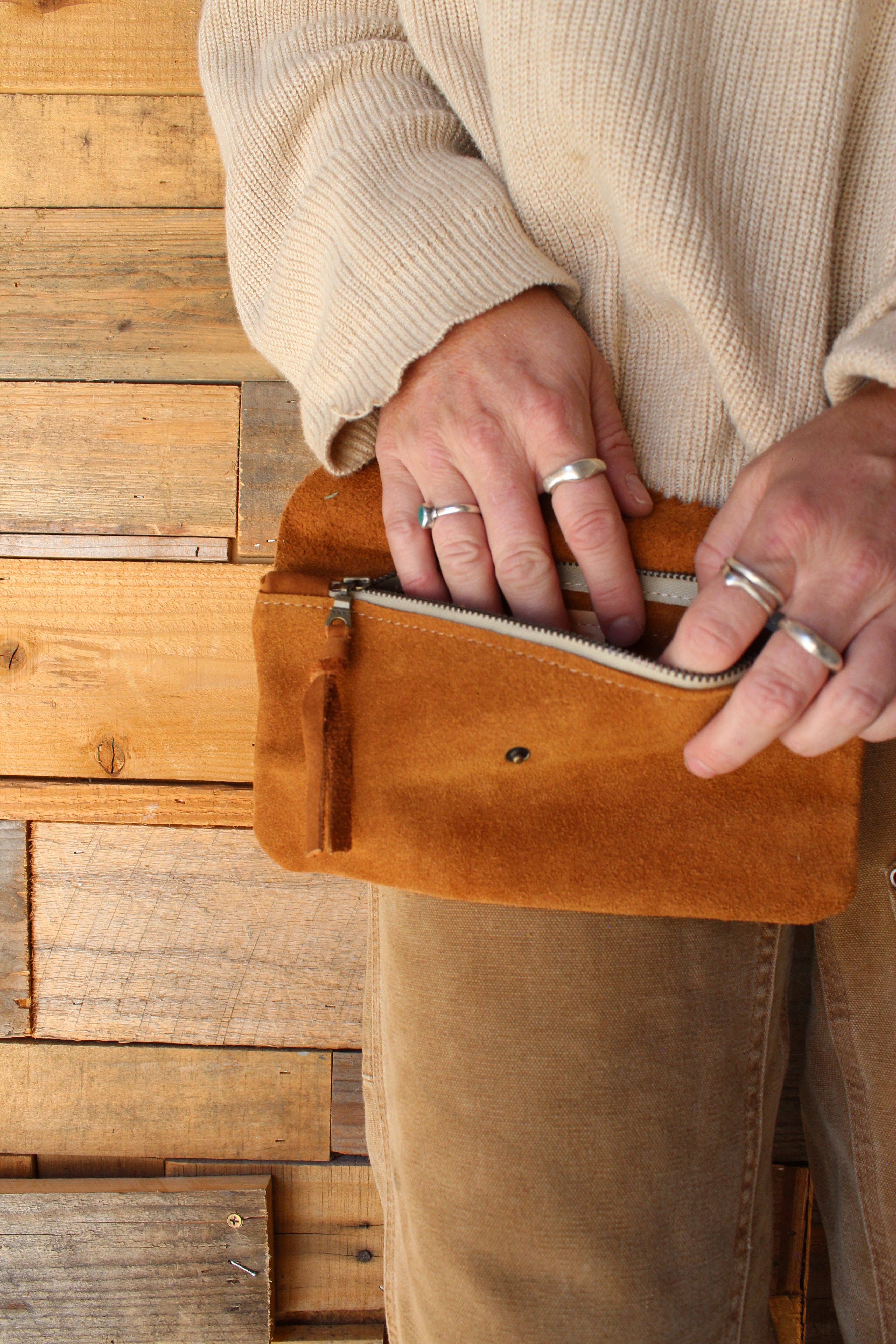 Olive n' Suede - Wholesale Portemonnee - Dames - Lange suède portemonnee3