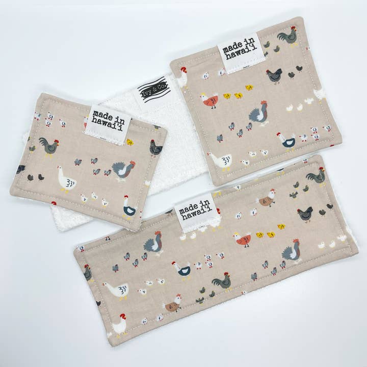 Tissu écologique - Moku - Fabriqué sur commande pour la vente par Ivy & Co.