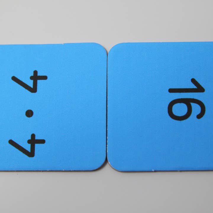 Wissner® aktiv lernen - Venta al por mayor Tarjetas de aprendizaje - Niños y bebés - Multiplicación de dominó en 100 números | Aprende matemáticas