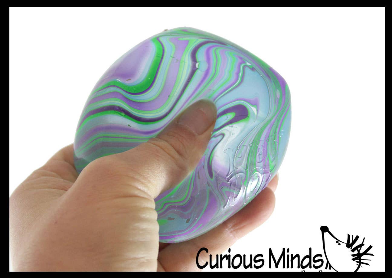 Curious Minds Toys - Vente Jouet mou – enfant et bébé - Balle de sucre en cube Nee Doh Nice Swirl - Colle/gel épais7