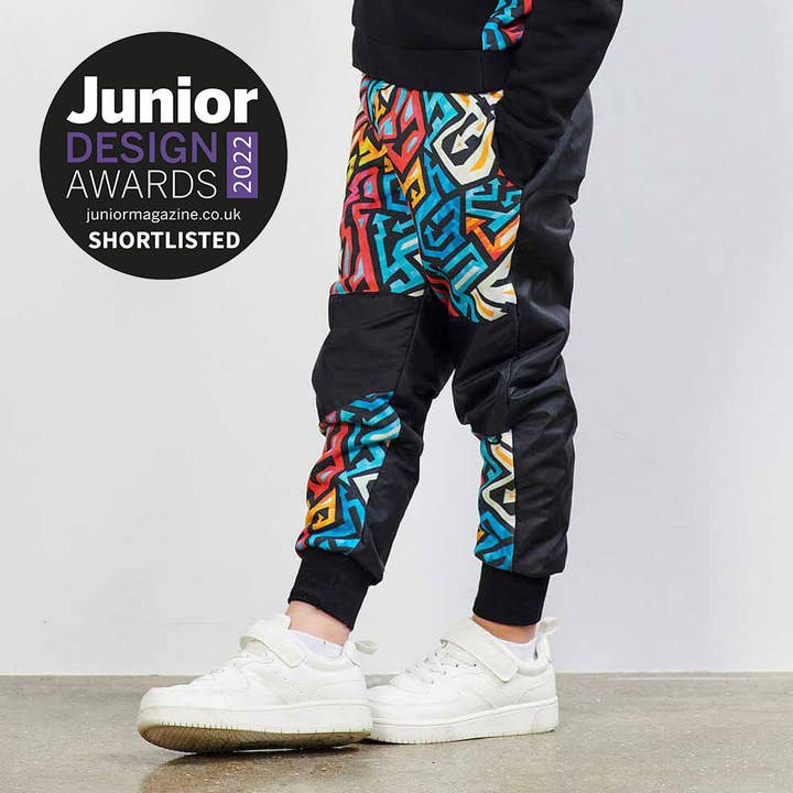 Unisex stain-proof Street Art Joggers for wholesale by Vandalkids