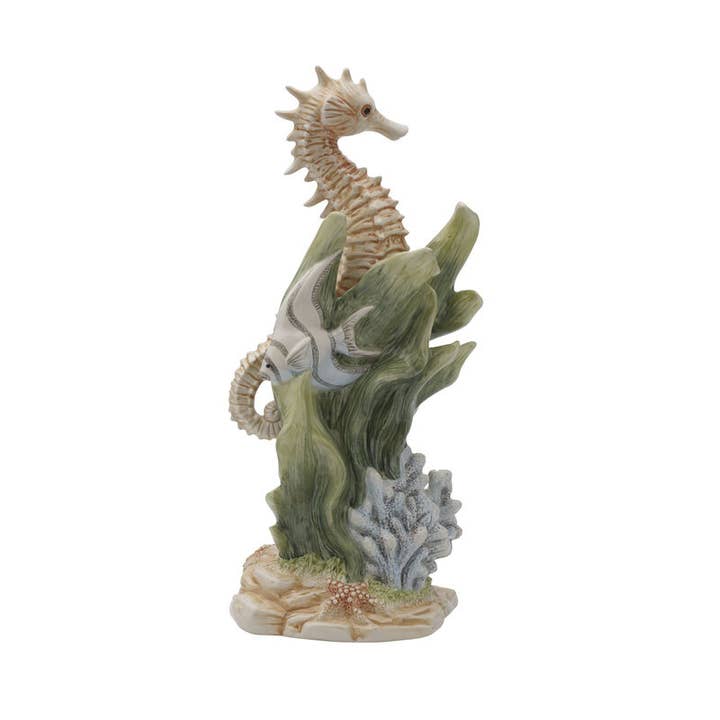 Fitz and Floyd® Mikasa® Pfaltzgraff® - Wholesale Decorative Figurine - Fitz & Floyd Coastal Hme Seahorse Fig Brown Bx Pkg1