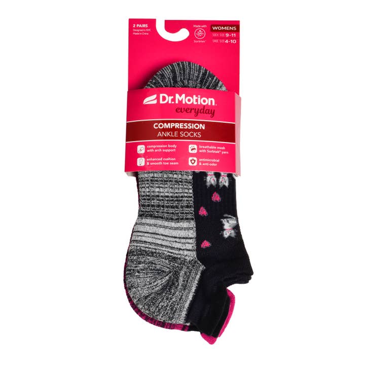 Dr. Motion – wholesale Socks – Women's – Love Cats | Ankle Compression Socks For Women