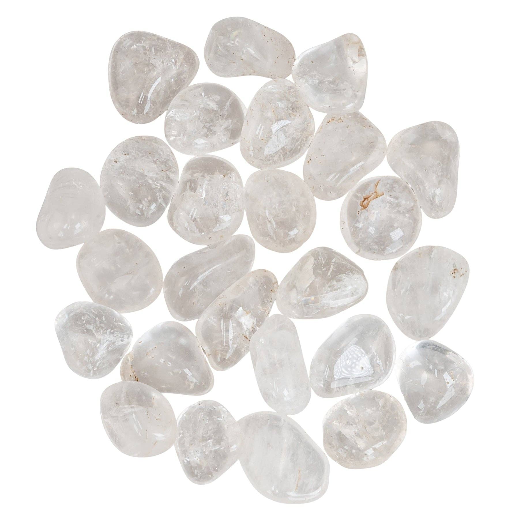 Down To Earth - Vente Pierre et cristal de spiritualité - Quartz transparent roulé. 1 lb.3