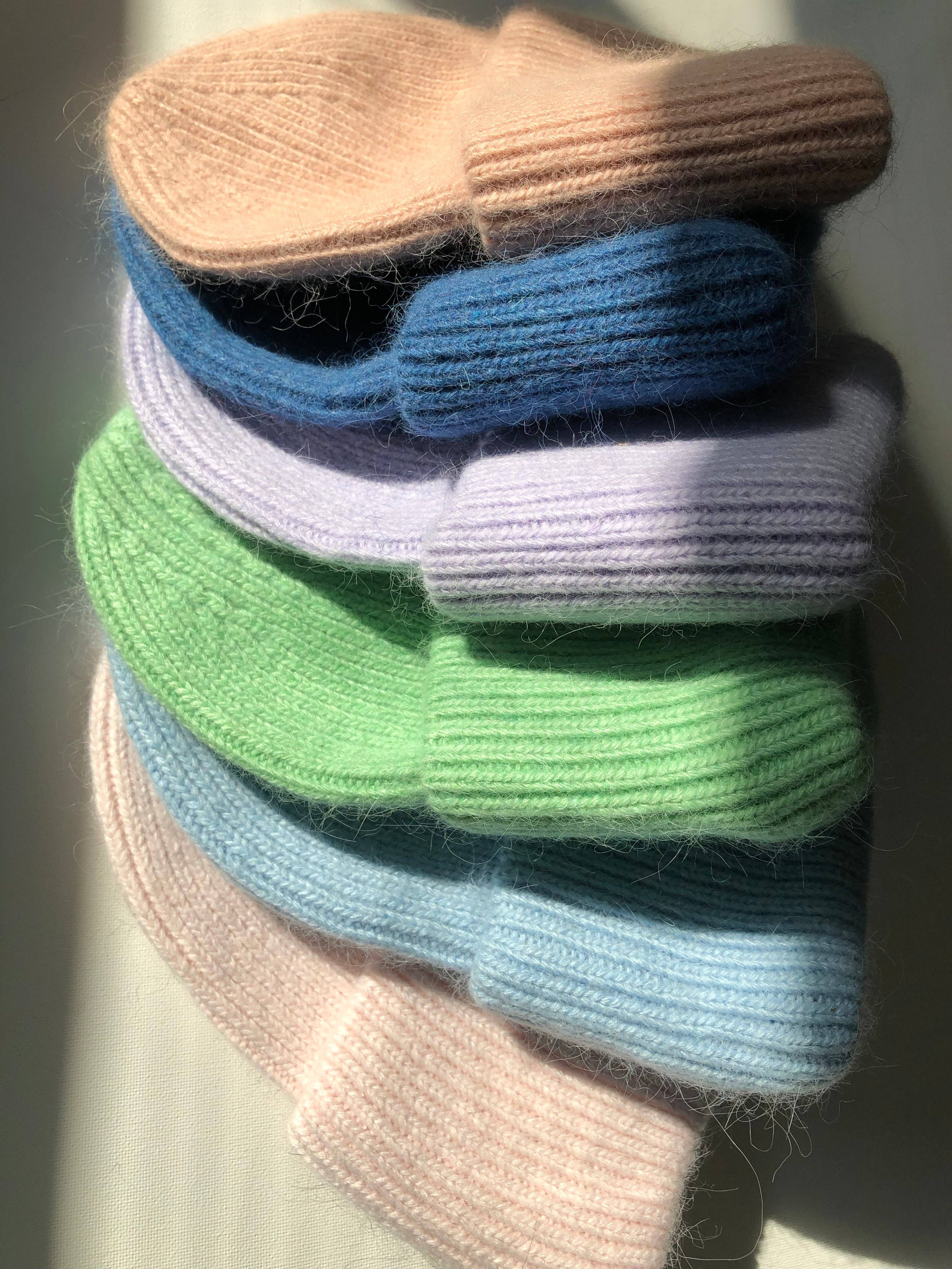 Billy Bamboo - Venta al por mayor Gorro de lana - Mujer - Gorro de lana Royal Angora - tono pastel nieve8