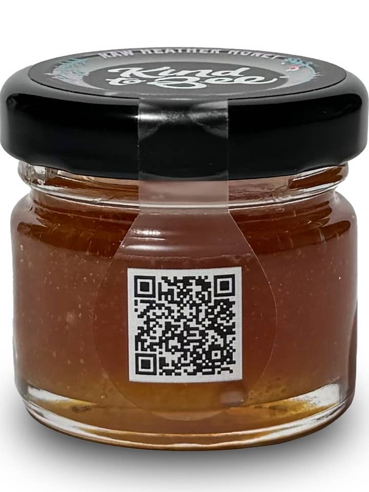 Rå ljunghonung, grymhetsfri, monofloral, glasburk 30g för wholesale av Kind to Bee