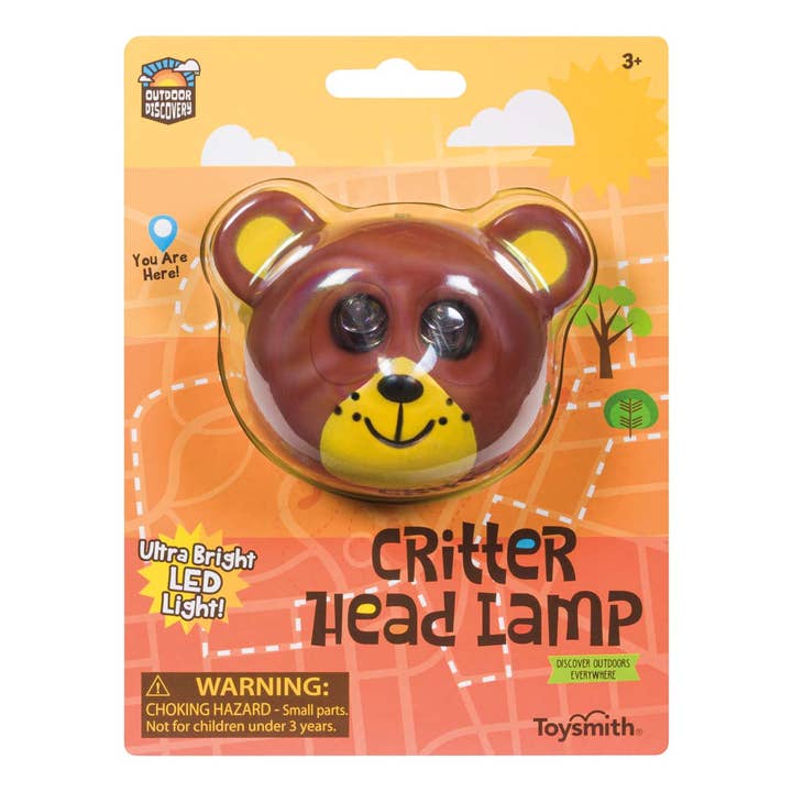 Toysmith - Wholesale Light-Up Toy - Kids & Baby - Outdoor Discovery Critter Head Lamp