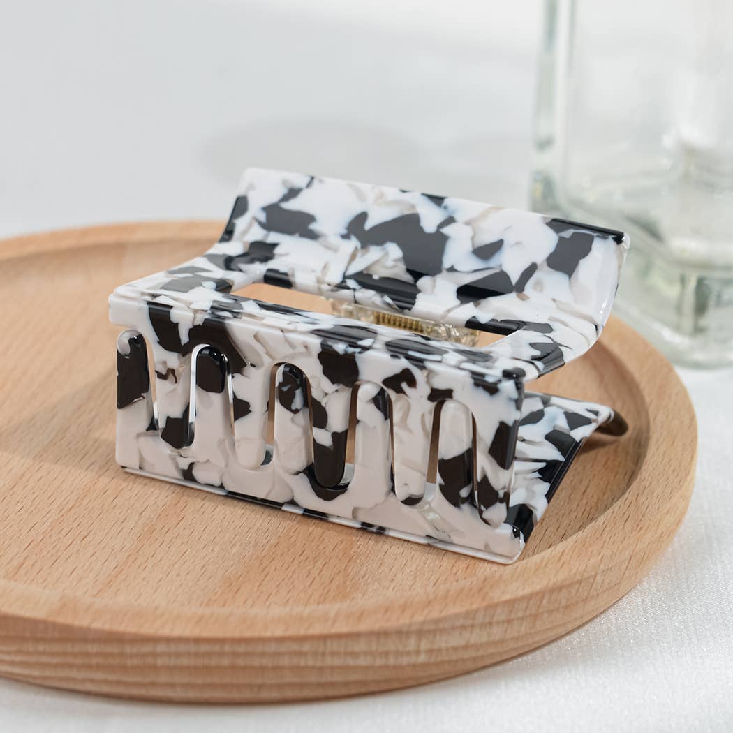 TheDivaSoap - Vendita all'ingrosso Fermaglio per capelli - Donna - Pinza per capelli intagliata a forma di tartaruga marmorizzata10