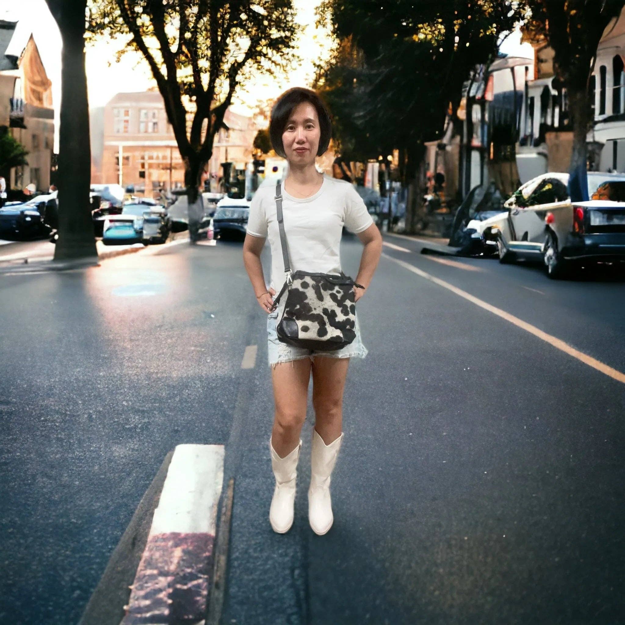 Rodeo - Wholesale Tote Bag - Women's - Cowhide bucket bag1