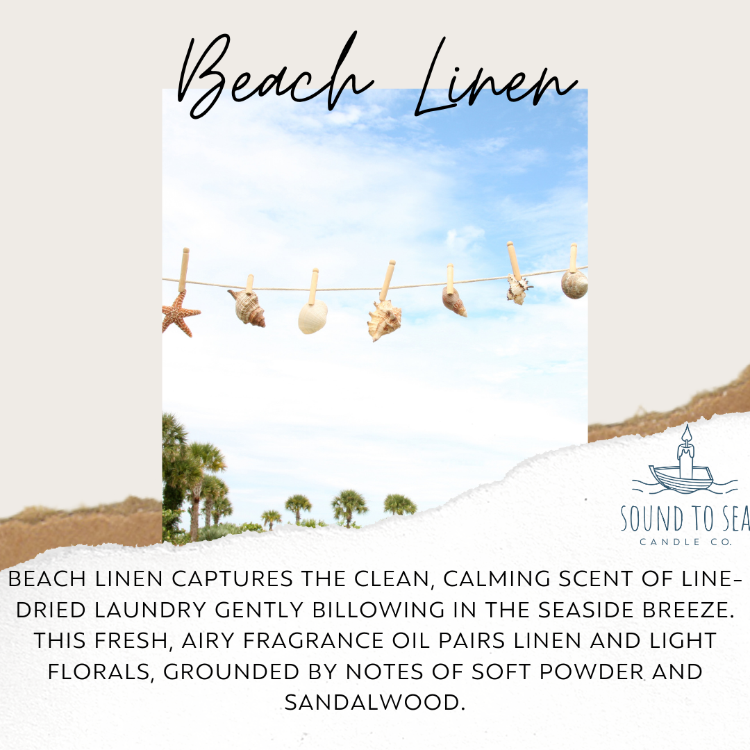 Adrift Candle Co. - Wholesale Body Scrub/Exfoliant - Sugar Scrub, Beach Linen1