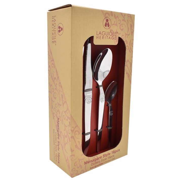 Laguiole - Wholesale Knife set - LG HERITAGE 16 PCS metal cutlery set2
