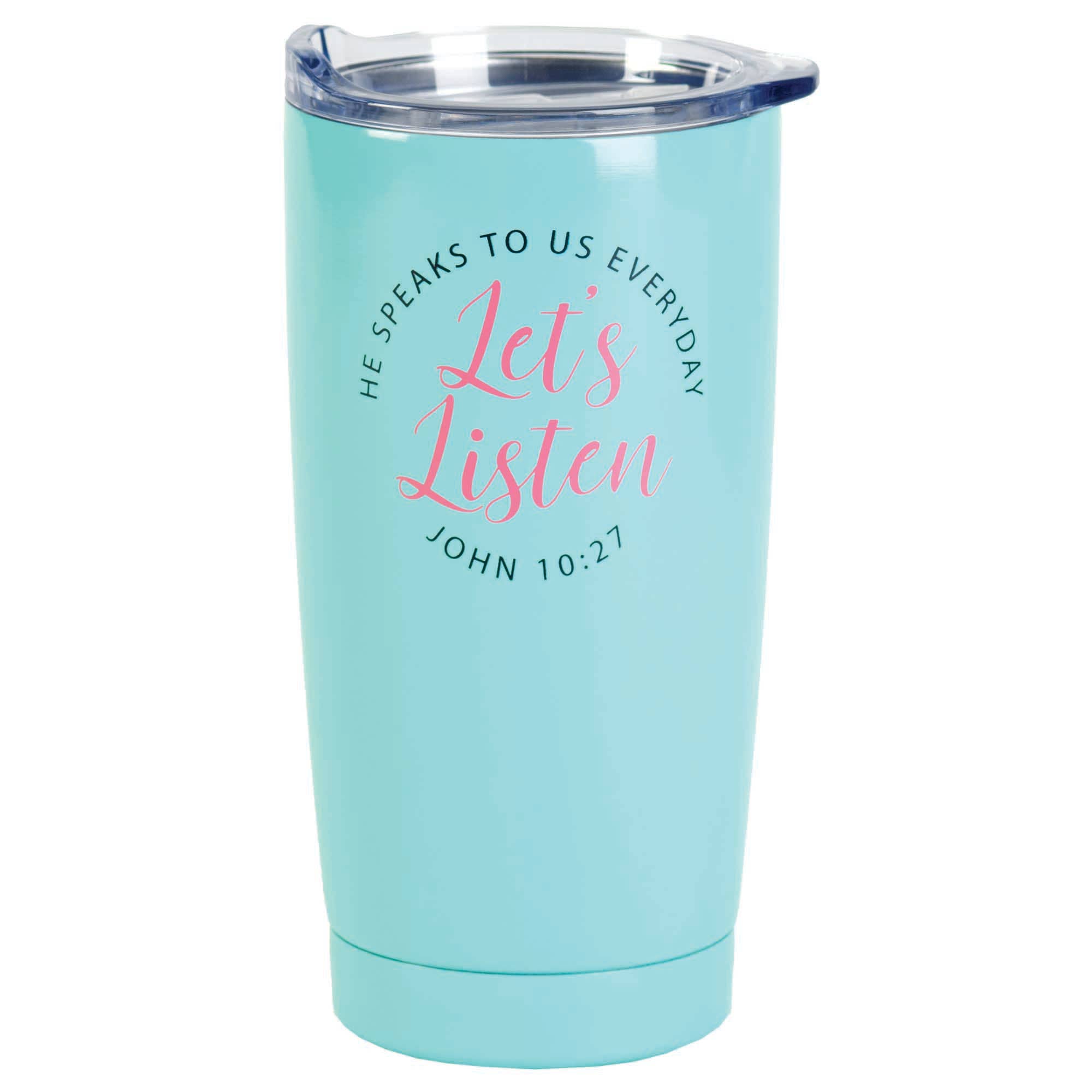 Dicksons - Wholesale Geïsoleerd drinkgerei - Tumbler Hij spreekt met ons Teal 20 oz2