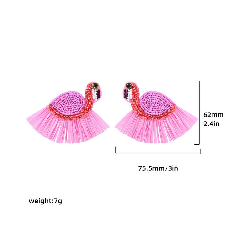 alberalkirk - Wholesale Hoop Earrings - Ethnic Beaded Hoop Earrings Glass Seed Bead S5P242