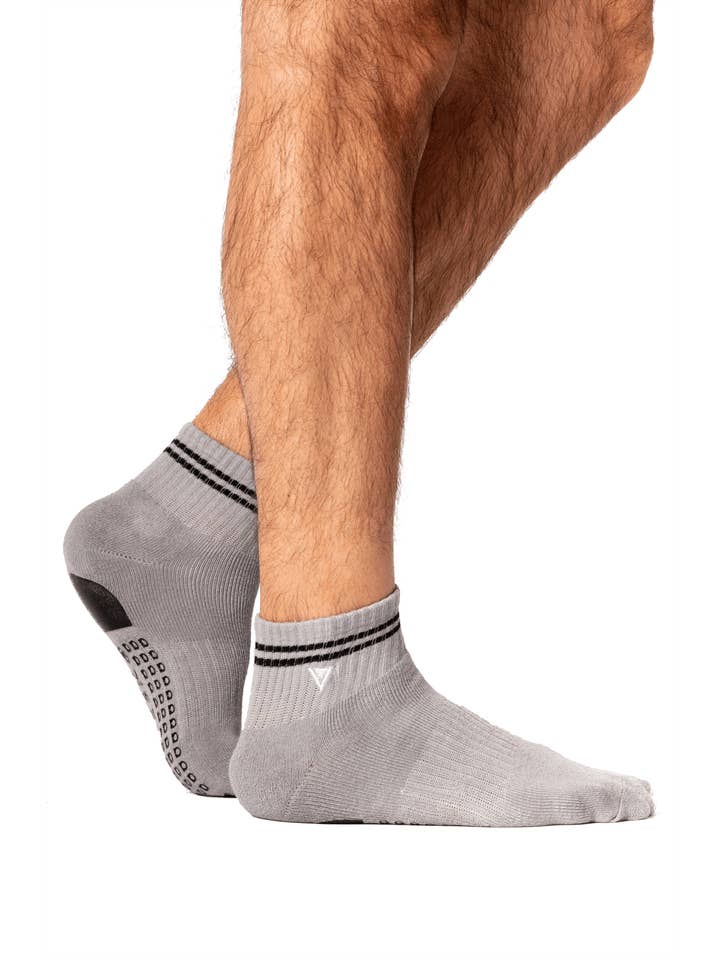 Arebesk - Wholesale Socks - Men's - Classic Men's Ankle Crew Grip Sock