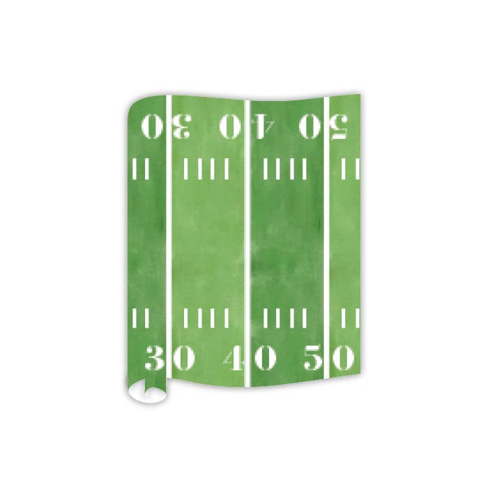 RosanneBeck Collections - Wholesale Table Runner - Handpainted Football Field Table Runner