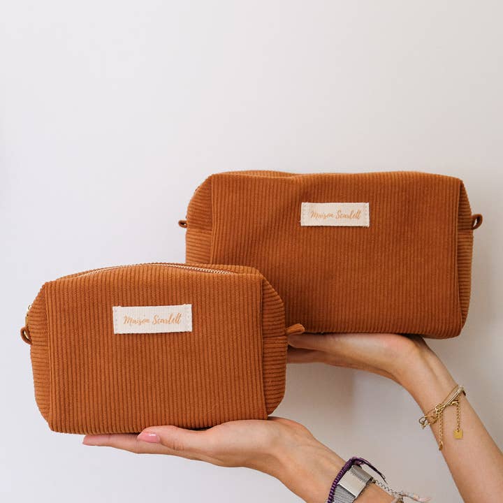 Maison Scarlett - Wholesale Toiletry Bag - Women's - Charlotte corduroy toiletry bag15