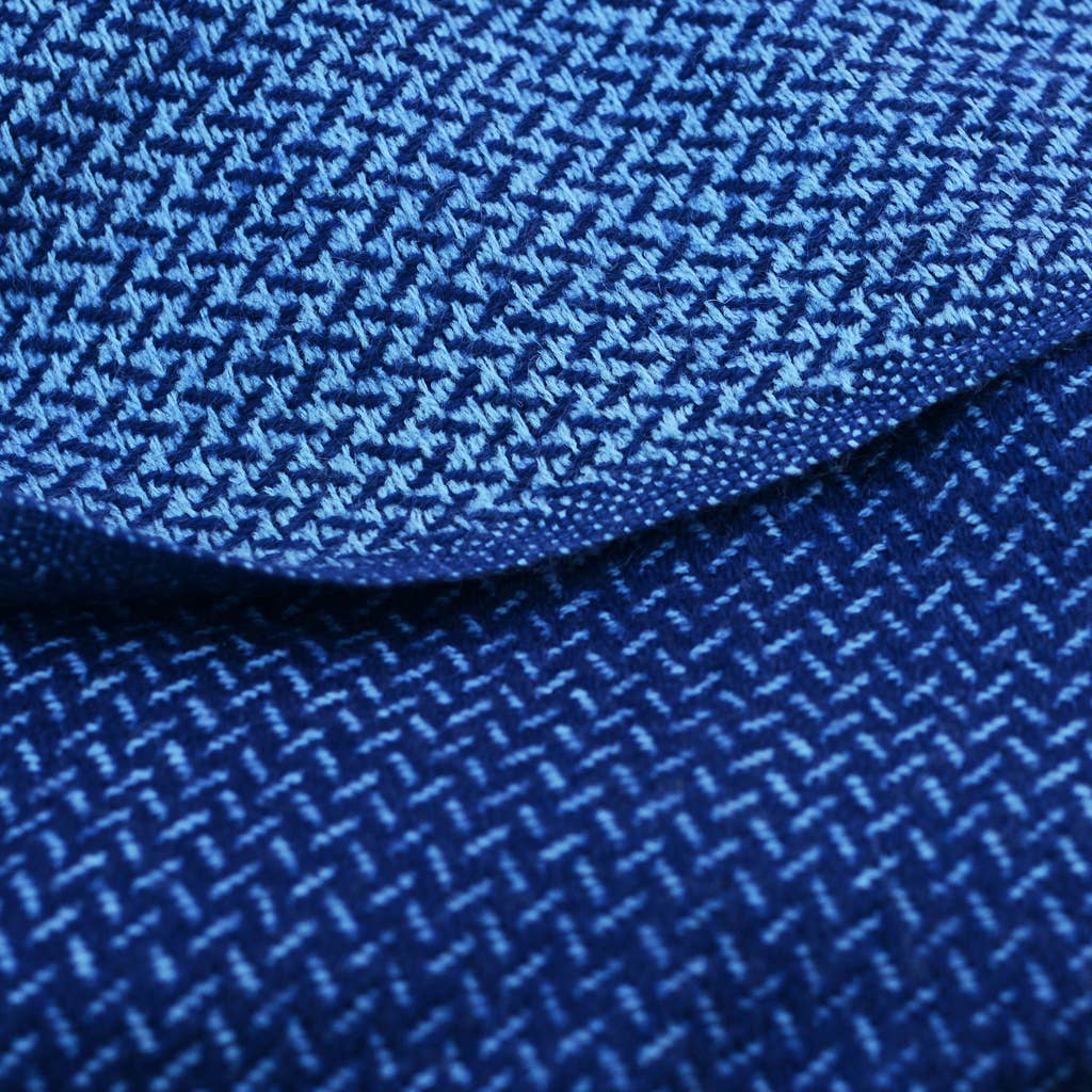 Blue & White Company - Wholesale Scarf - Women's - Navy and Kingfisher Blue Cashmere Scarf2