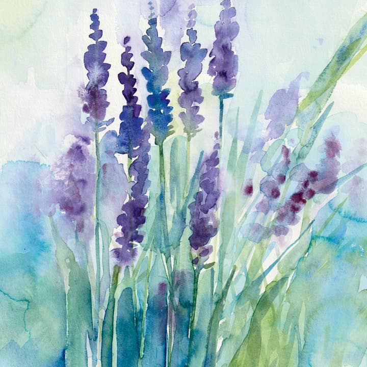 Diana Fegredo Studio - Wholesale Everyday Greeting Card - Lavender Field Greetings Card1