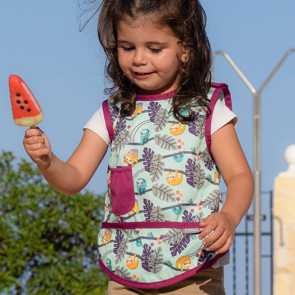 Close - Vente Bavoir - bébés - Bavoir tablier sans manches Pop-in étanche Close pour la diversification alimentaire8