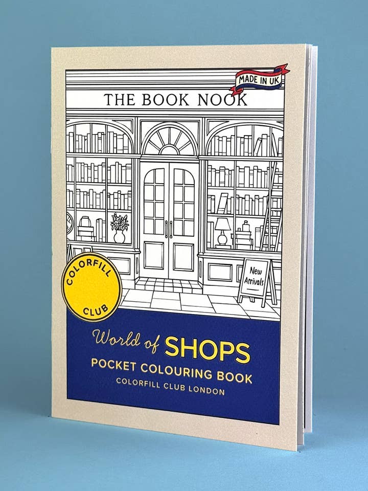 World of Shops – Premium Colouring Book for wholesale by Colorfill Club