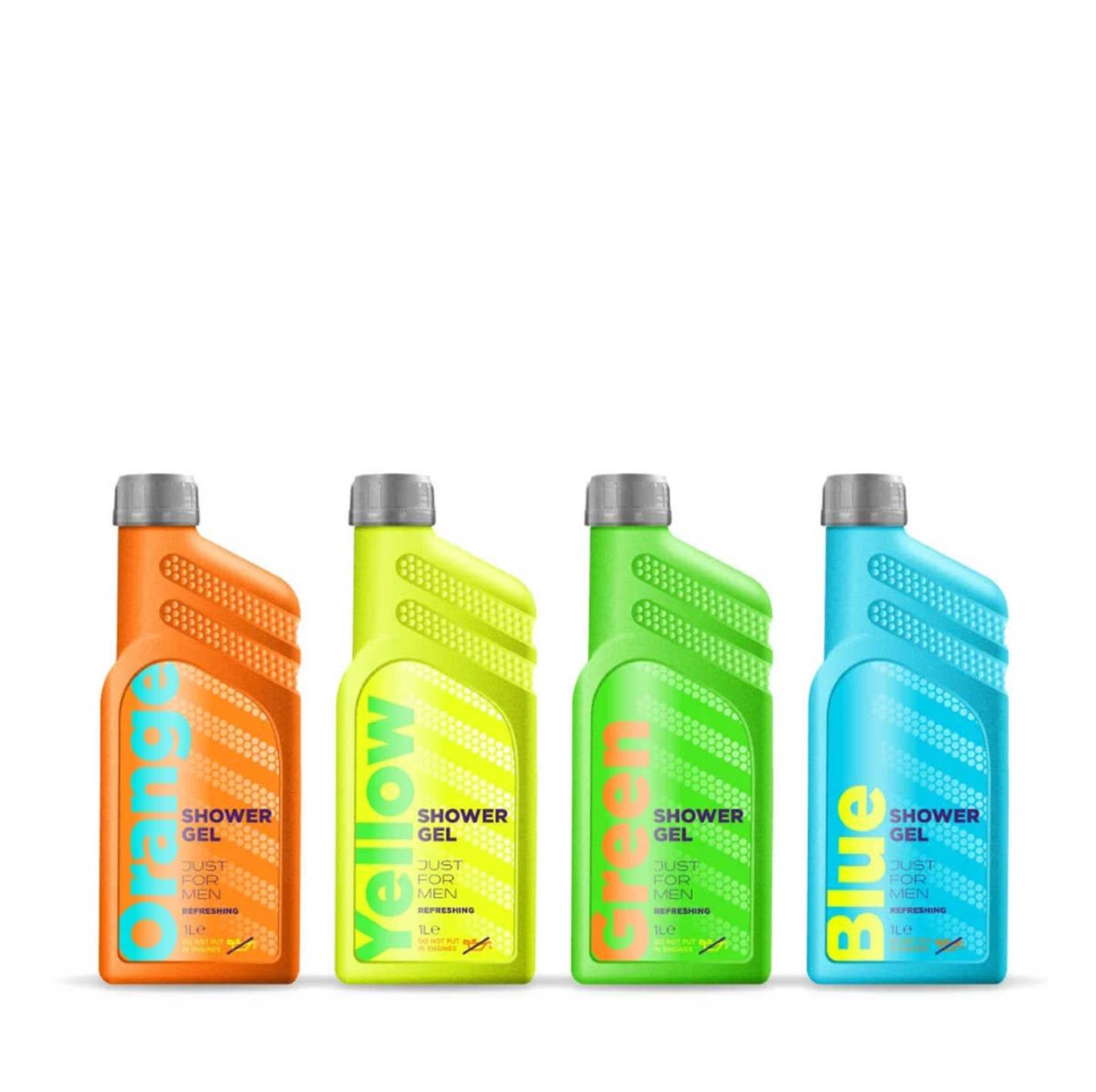 IngrossoBeauty by INCI Srl – wholesale Duschtvål – Herr – Herrduschgel i stor fluorescerande dunk0