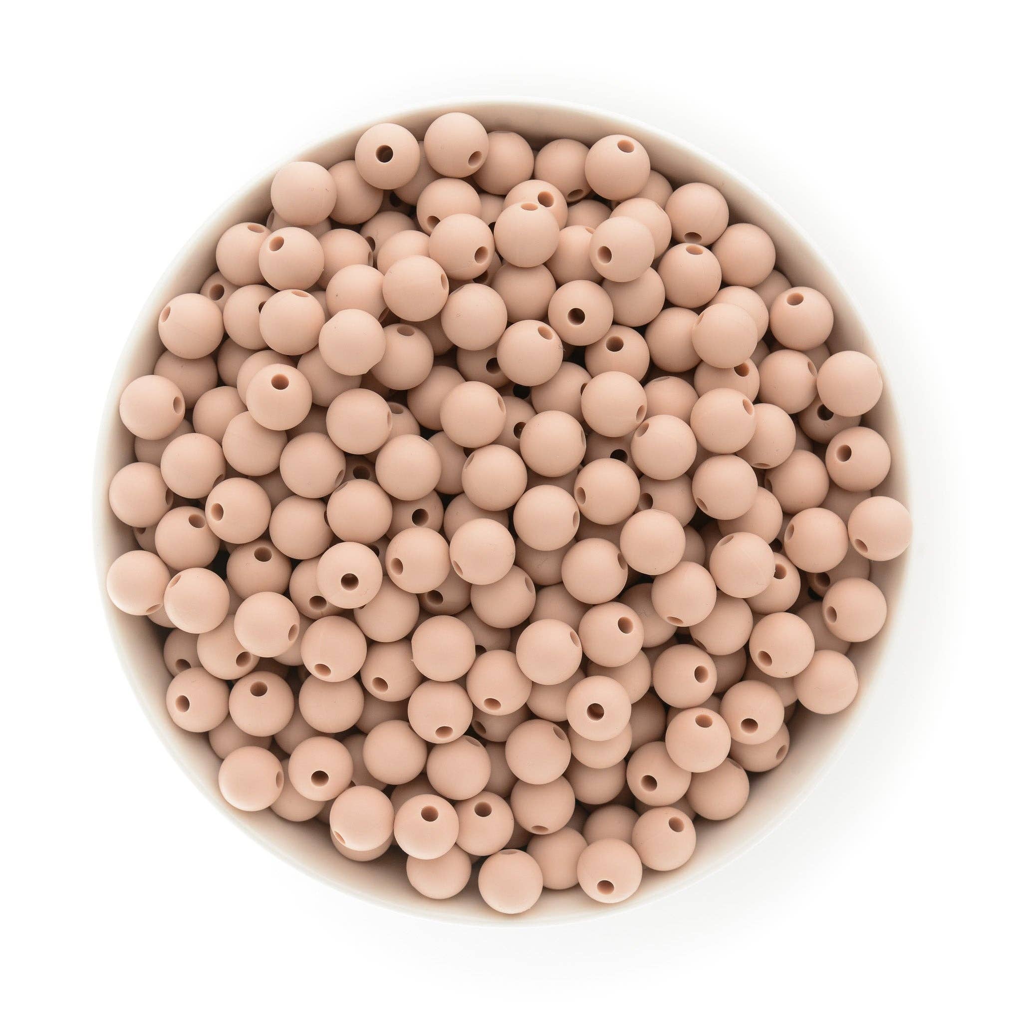 Cara & Co Silicone Craft Supply – Missangas por atacado – Contas redondas de silicone de 9 mm7