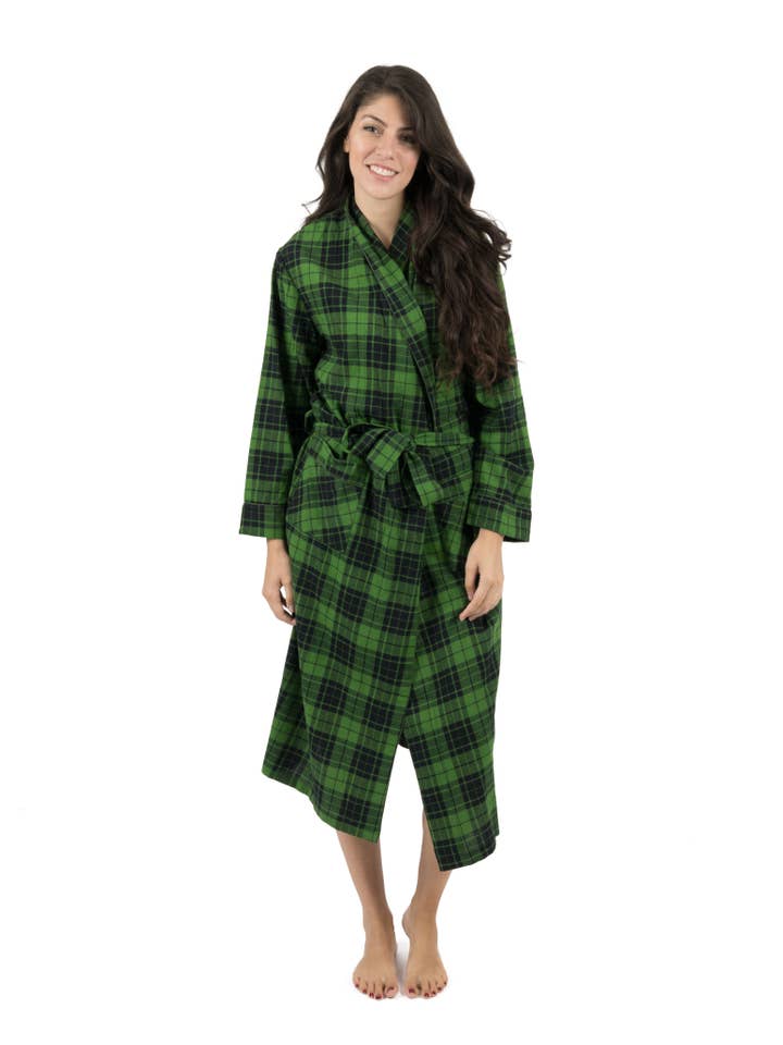 Leveret Pajamas – wholesale Robe – Women's – Womens Flannel Robe