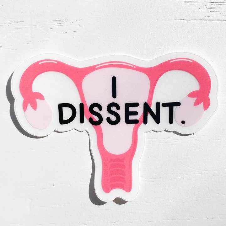 Adhesivo I DISSENT para venta al por mayor de Dellwood Designs