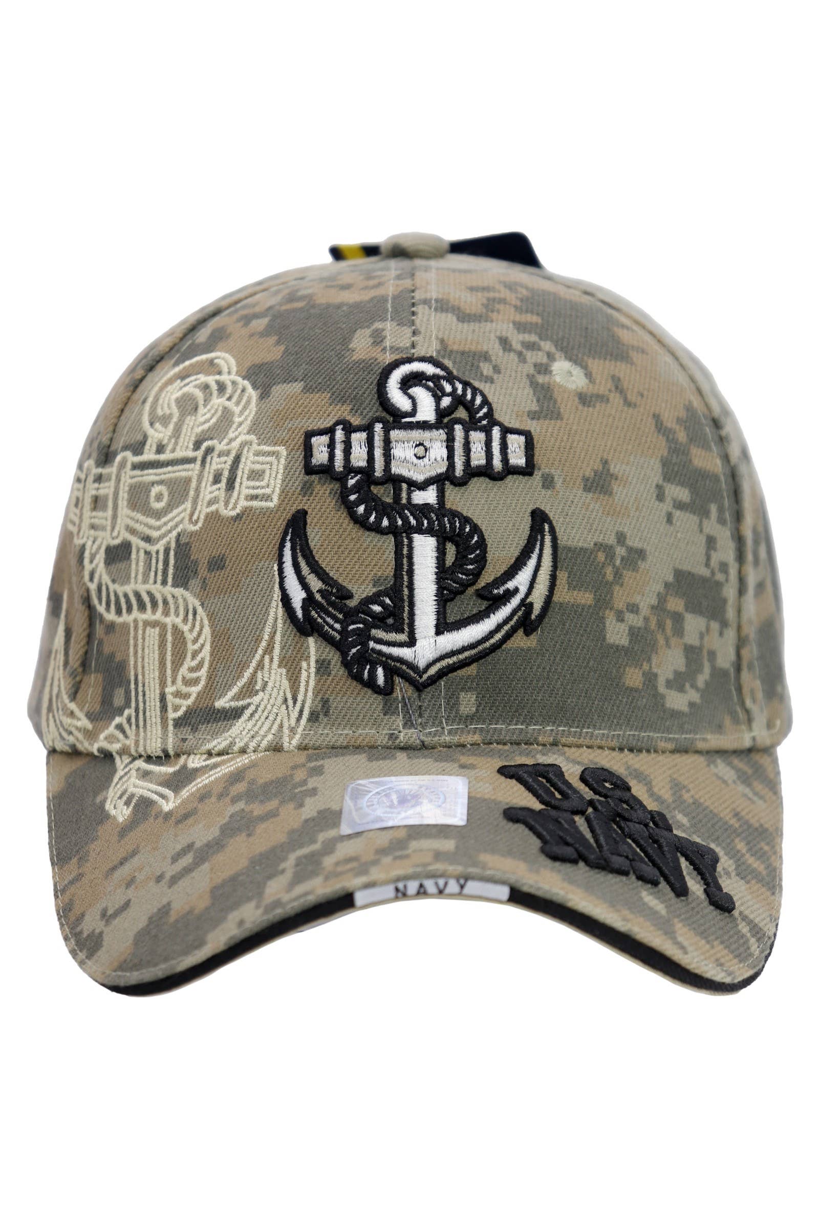 Cap Zone - Vendita all'ingrosso Cappellino da baseball - Unisex - Cappellino da baseball ufficiale con licenza dell'ancora della Marina degli Stati Uniti7