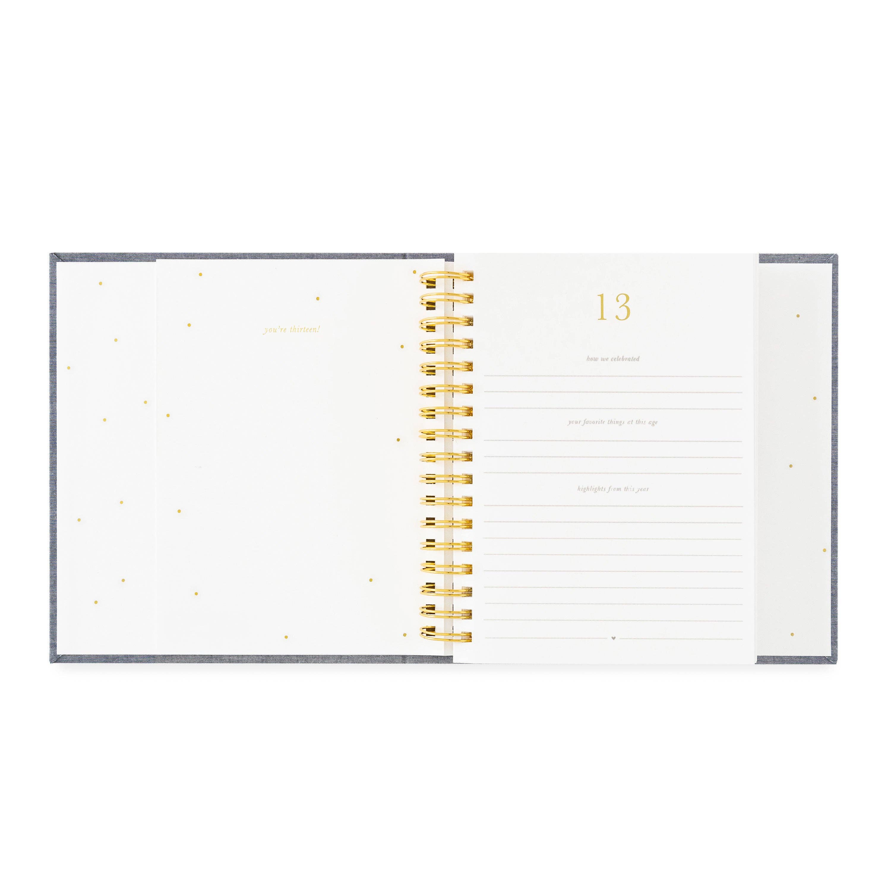 Sugar Paper - Wholesale Memory Book - Kids & Baby - The Birthday Book, Rose Linen6