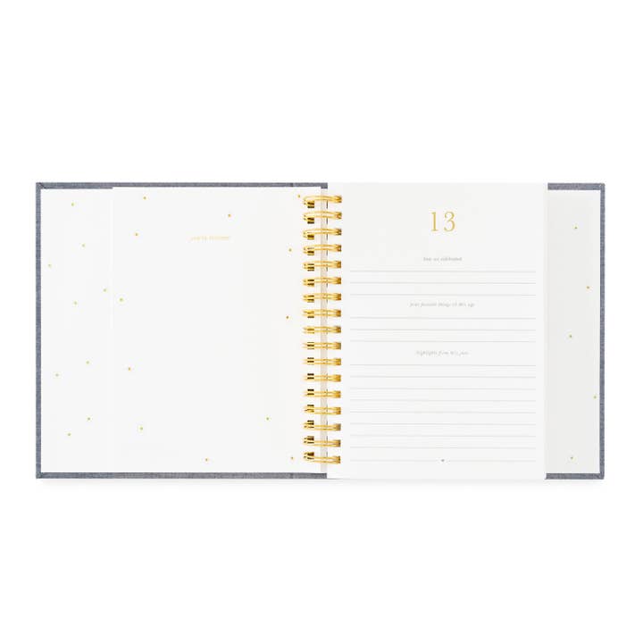 Sugar Paper - Wholesale Memory Book - Kids & Baby - The Birthday Book, Rose Linen6