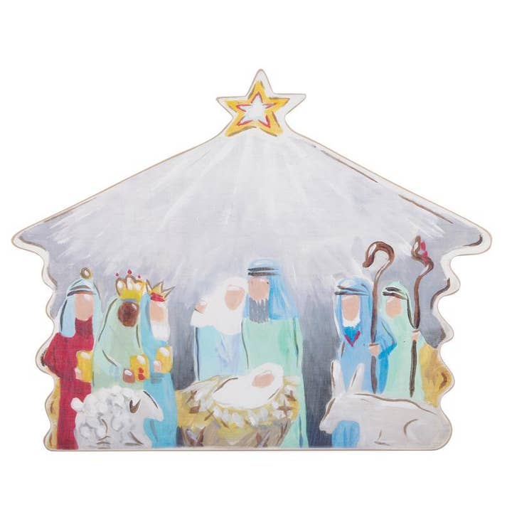 Nativity Board - Holiday Decor for wholesale by Glory Haus