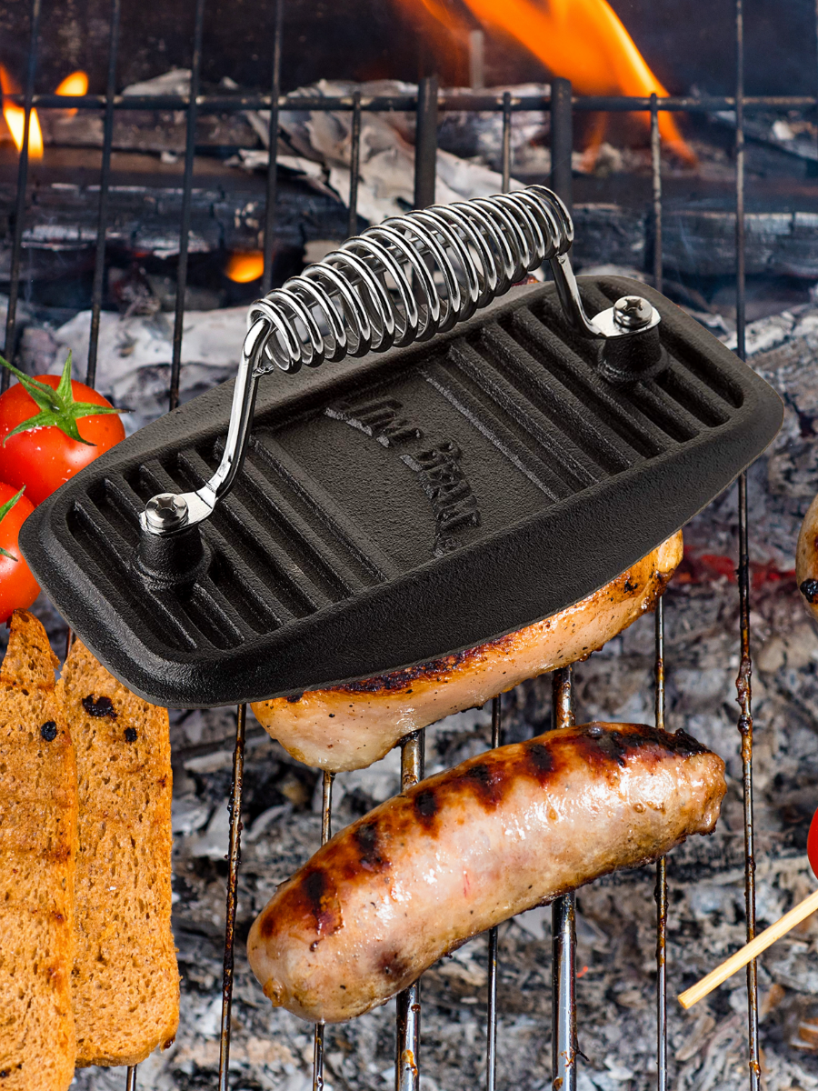 Style Asia - Wholesale Kitchen Tool/Gadget - Jim Beam 9" Stainless Steel Cast Iron Meat Press8