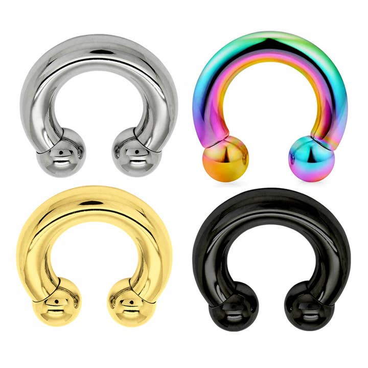 BIG SIZE CIRCULAR BARBELL (CBB) - SURGICAL STEEL 316L for wholesale by Bodytrend