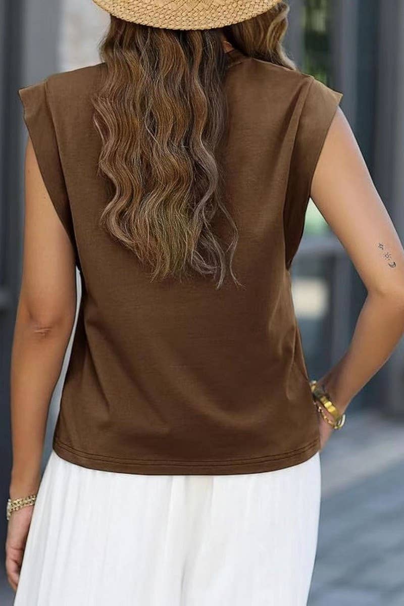 Lily Clothing - Wholesale T-Shirt - Women's - ROUND NECK LOOSE SHORT SLEEVE T SHIRT_CWTSTS033113