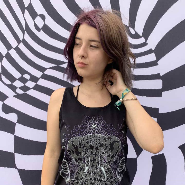 Top Mujer Ganescher - Negro para venta al por mayor de symbolika