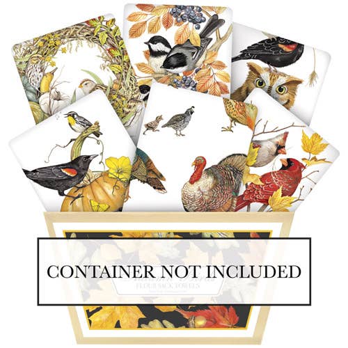 Mary Lake-Thompson Ltd. - Wholesale Tea Towel - Autumn Birds Towel Unit Refill-120