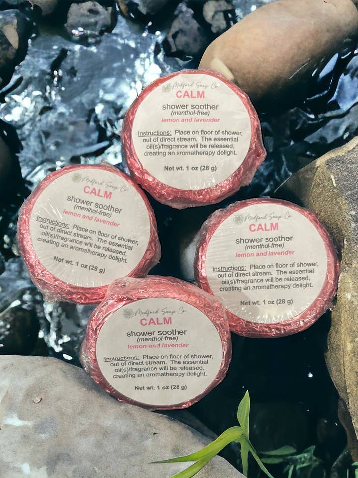 Sucettes de douche : simples pour la vente par Medford Soap Company