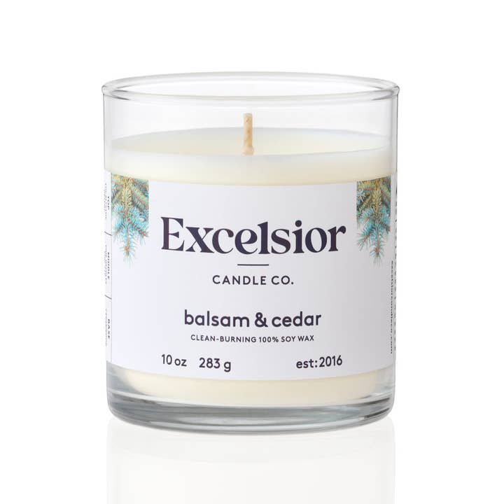 Balsam & Cedar Soy Candle for wholesale by Excelsior Candle Co.