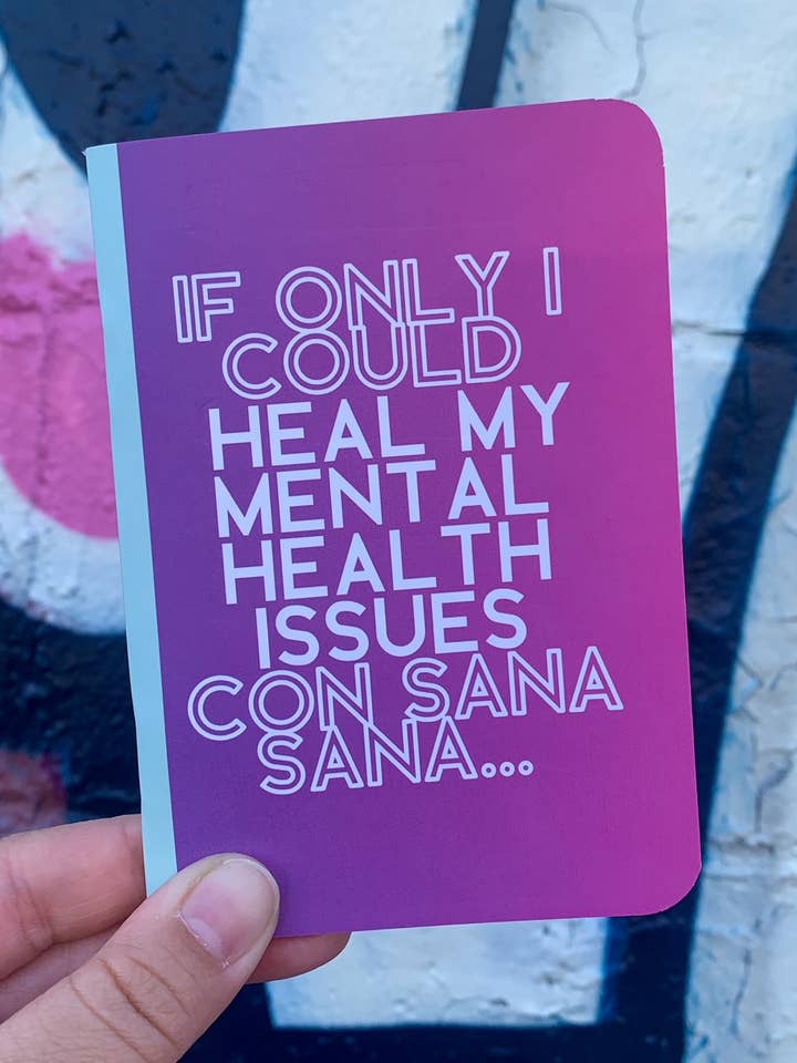 Sana Sana Spanglish Mental Health Mini Journal for wholesale by MISfitted.Co